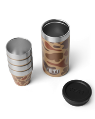 The Yeti Rambler Shot Glasses in Wetlands Camo