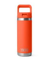 Rambler 18oz Straw Bottle in Papaya