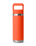 Rambler 18oz Straw Bottle in Papaya