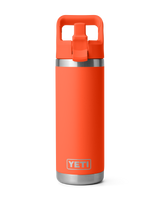Rambler 18oz Straw Bottle in Papaya