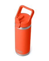 Rambler 18oz Straw Bottle in Papaya