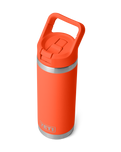 Rambler 18oz Straw Bottle in Papaya