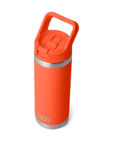 Rambler 18oz Straw Bottle in Papaya