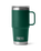 The Yeti Rambler 20oz Travel Mug in Black Forest Green