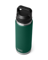 The Yeti Rambler 26oz Bottle with Chug Cap in Black Forest Green