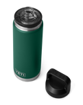 The Yeti Rambler 26oz Bottle with Chug Cap in Black Forest Green