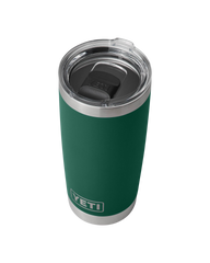 Rambler 20oz Tumbler in Black Forest Green