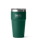 The Yeti Rambler 20oz Stackable Cup in Black Forest Green