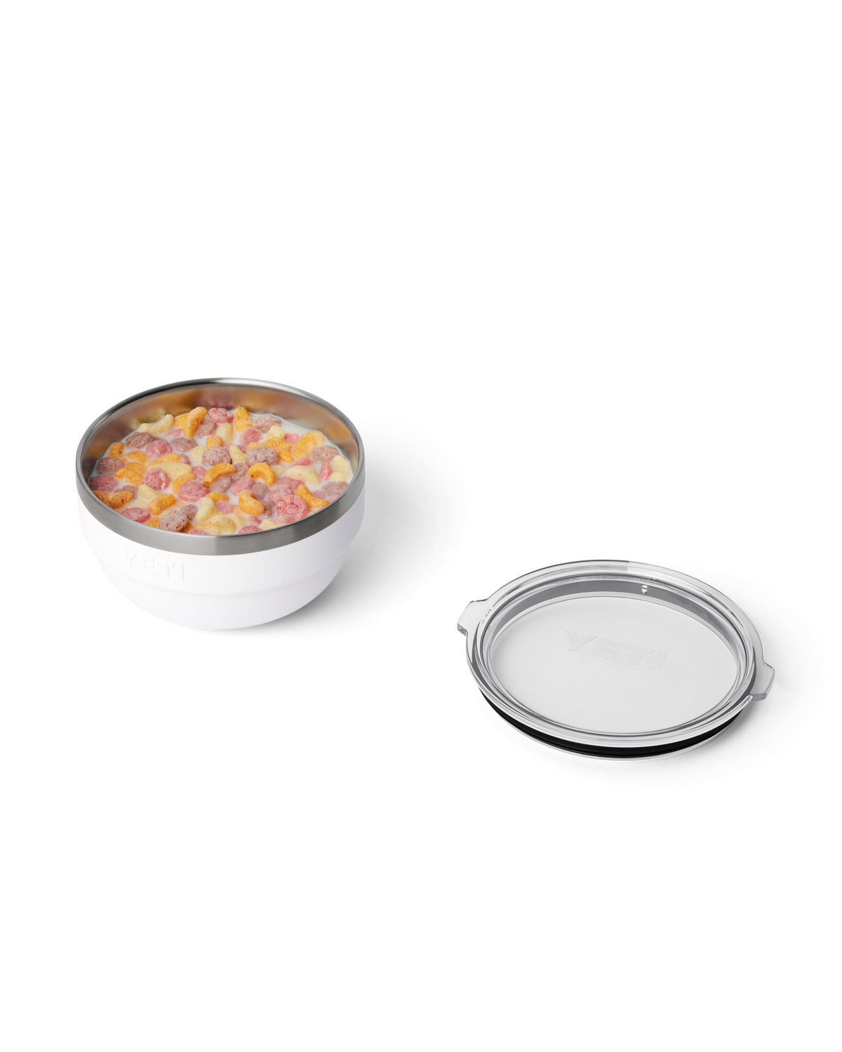 Rambler Small Insulated Bowl in White