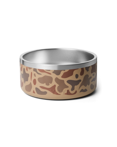 The Yeti Boomer 8 Dog Bowl in Wetlands Camo