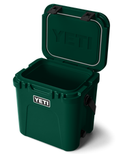 The Yeti Roadie 24 Cooler 2.0 in Black Forest Green