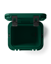 The Yeti Roadie 24 Cooler 2.0 in Black Forest Green