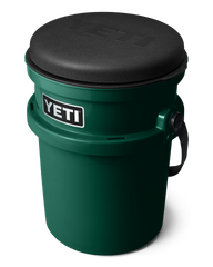 The Yeti LoadOut 5-Gallon Bucket in Black Forest Green