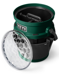 The Yeti LoadOut 5-Gallon Bucket in Black Forest Green