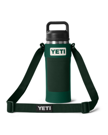 Rambler Bottle Sling in Black Forest Green