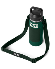 Rambler Bottle Sling in Black Forest Green