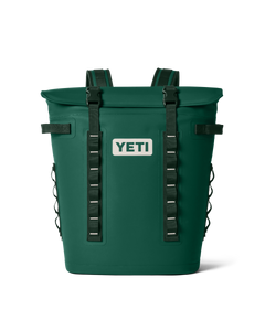 Hopper M20 Soft Backpack Cooler in Black Forest Green