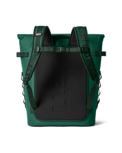 The Yeti Hopper M20 Soft Backpack Cooler in Black Forest Green