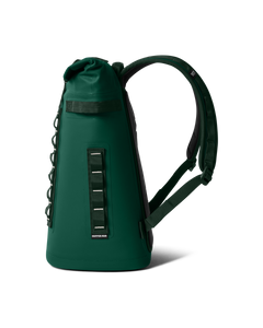 The Yeti Hopper M20 Soft Backpack Cooler in Black Forest Green