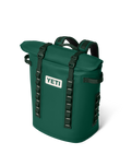 The Yeti Hopper M20 Soft Backpack Cooler in Black Forest Green