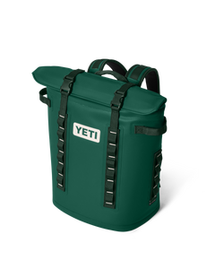 The Yeti Hopper M20 Soft Backpack Cooler in Black Forest Green