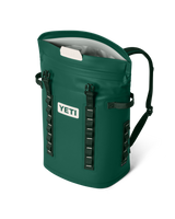 The Yeti Hopper M20 Soft Backpack Cooler in Black Forest Green
