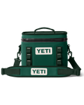 The Yeti Hopper Flip 8 Soft Cooler in Black Forest Green