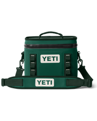 The Yeti Hopper Flip 8 Soft Cooler in Black Forest Green