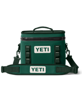The Yeti Hopper Flip 8 Soft Cooler in Black Forest Green