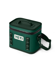 The Yeti Hopper Flip 8 Soft Cooler in Black Forest Green