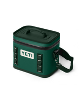 The Yeti Hopper Flip 8 Soft Cooler in Black Forest Green
