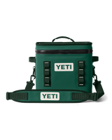 The Yeti Hopper Flip 12 Soft Cooler in Black Forest Green