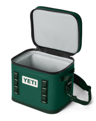 The Yeti Hopper Flip 12 Soft Cooler in Black Forest Green