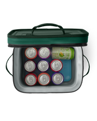 The Yeti Hopper Flip 12 Soft Cooler in Black Forest Green