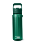 Yonder 750ml Bottle With Straw Cap in Black Forest Green