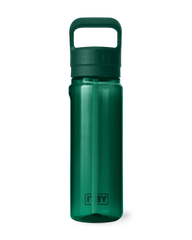 Yonder 750ml Bottle With Straw Cap in Black Forest Green