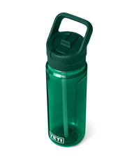 Yonder 750ml Bottle With Straw Cap in Black Forest Green