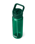 Yonder 750ml Bottle With Straw Cap in Black Forest Green