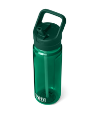 Yonder 750ml Bottle With Straw Cap in Black Forest Green