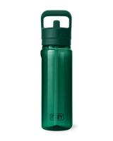 Yonder 750ml Bottle With Straw Cap in Black Forest Green