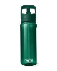 Yonder 750ml Bottle With Straw Cap in Black Forest Green