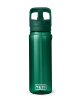 Yonder 750ml Bottle With Straw Cap in Black Forest Green