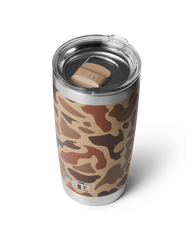 The Yeti Rambler 20oz Tumbler in Wetlands Camo