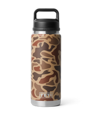 The Yeti Rambler 26oz Bottle with Chug Cap in Wetlands Camo