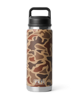 The Yeti Rambler 26oz Bottle with Chug Cap in Wetlands Camo