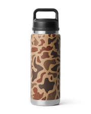 The Yeti Rambler 26oz Bottle with Chug Cap in Wetlands Camo