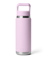 The Yeti Rambler 26oz Bottle with Straw Cap in Cherry Blossom