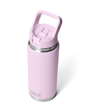 The Yeti Rambler 26oz Bottle with Straw Cap in Cherry Blossom