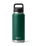 The Yeti Rambler 36oz Bottle with Chug Cap in Black Forest Green