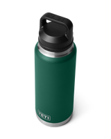The Yeti Rambler 36oz Bottle with Chug Cap in Black Forest Green